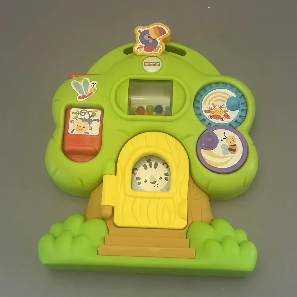 Fisher Price Tree House Toy Animal Friends Discovery Motor Skills Learning 2014